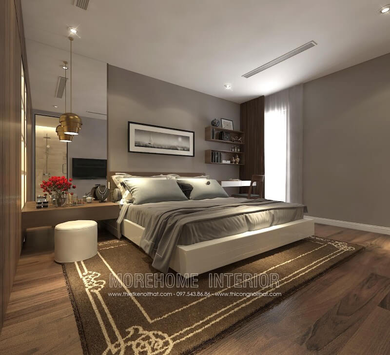 Giường ngủ chung cư gỗ công nghiệp Giường ngủ chung cư gỗ công nghiệp