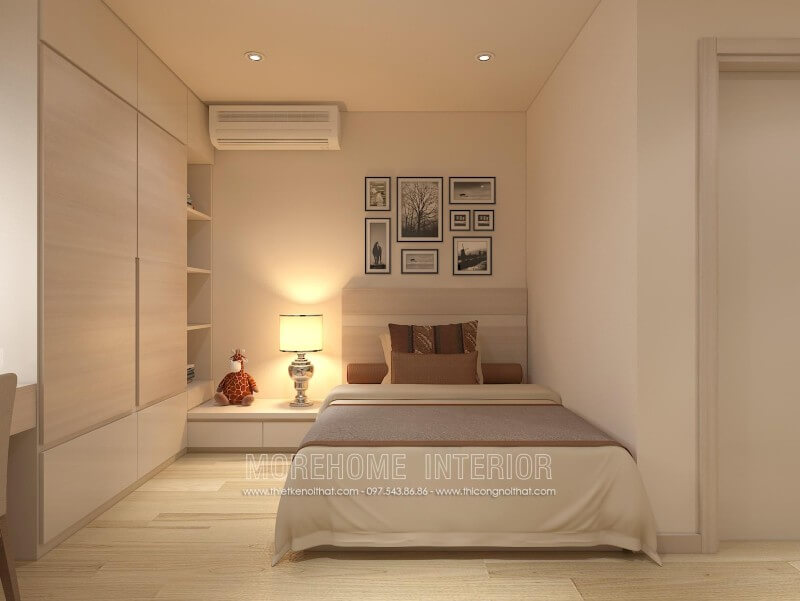 Giường ngủ chung cư gỗ công nghiệp Giường ngủ chung cư gỗ công nghiệp