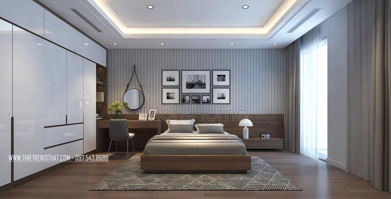 Giường ngủ hiện đại Giường ngủ hiện đại