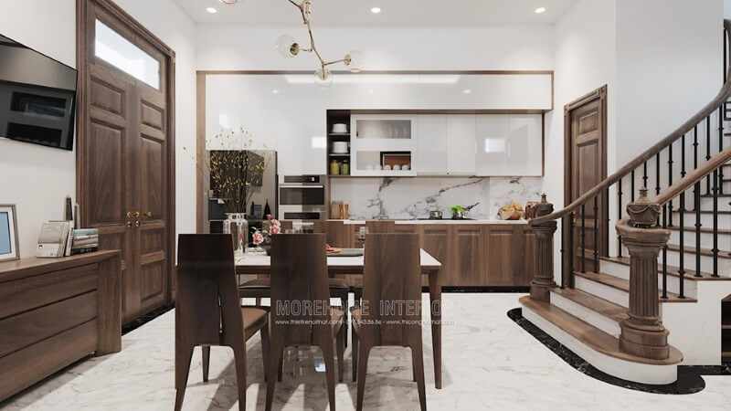 Mẫu tủ bếp hiện đại chữ I cho phòng bếp nhà phố, chung cư, biệt thự Tủ bếp hiện đại đẹp