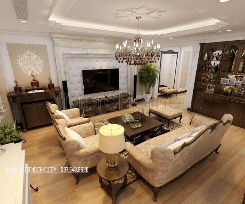 Thiết kế nội thất chung cư G3AB cao cấp