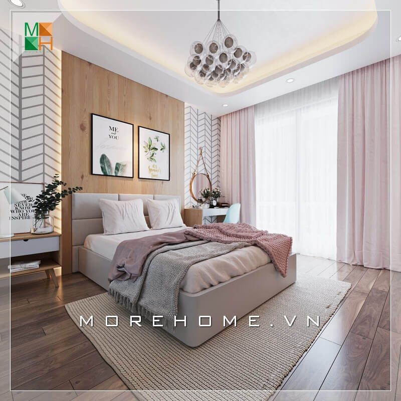 Mẫu giường ngủ sofa cao cấp hiện đại thích hợp với thiết kế không gian căn phòng ngủ.